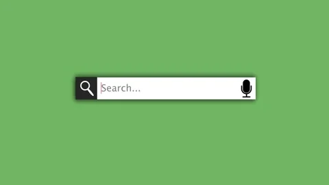 Search bar icon, Internet web page with search bar animation background. Stock Footage 321739235