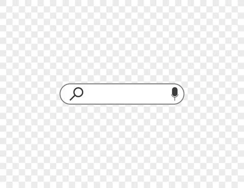 Search bar icon. Vector illustration. Flat design. Stock Illustration