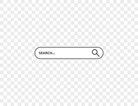 Search bar icon. Vector illustration. Flat design. Stock Illustration