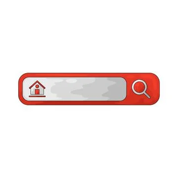 Search bar illustration Stock Illustration