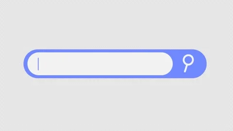 Search Bar Interface Animation on Black Background. Stock Footage 340769927