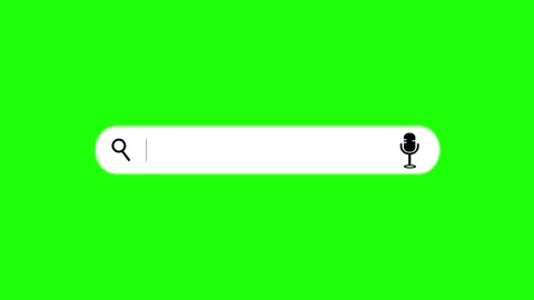 Search Bar Interface animation on green screen background. Search bar interface 動画素材 341677988