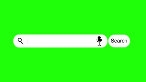 Search Bar Interface animation on green screen background. Search bar interface 스톡 동영상 341677989