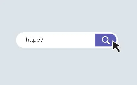 Search Bar isolated Illustrazione stock