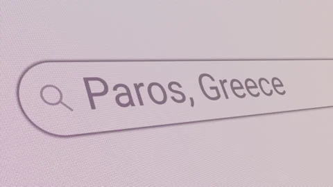 Search Bar Paros Greece Stock-Footage 208767579