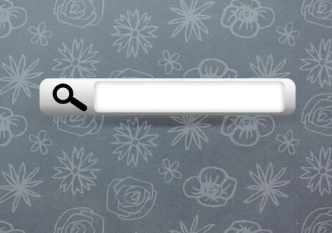 Search Bar with pattern background Stock Illustration