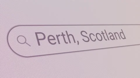 Search Bar Perth Scotland Stock Footage 220481434