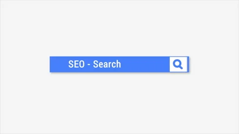 Search Bar SEO Engine Animation Stock Footage 283903120