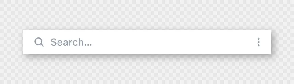 Search bar template. Internet browser engine with search box, address bar and Stock-Illustration