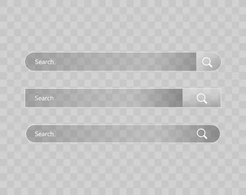 Search bar template. Vector web search Stock Illustration