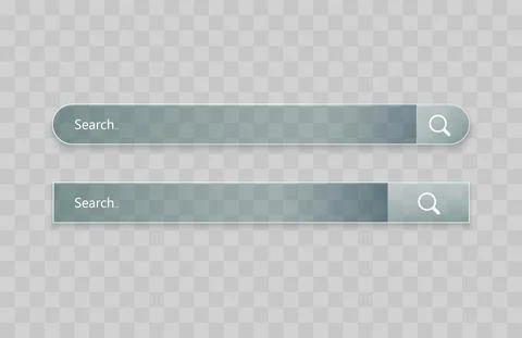 Search bar template. Vector web search Stock Illustration