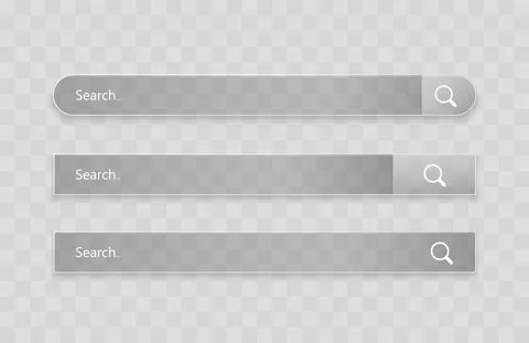 Search bar template. Vector web search Stock Illustration