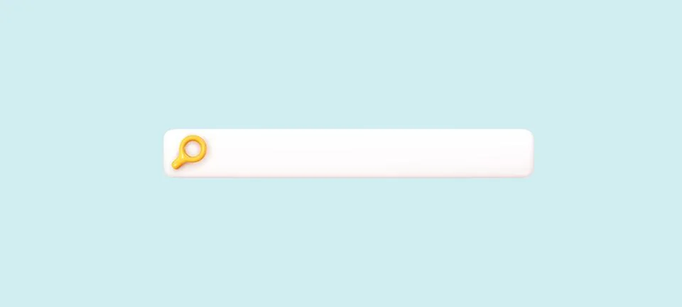 Search bar template for website. Navigation search for browser. Vector illu.. Stock Illustration