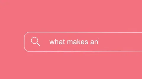 Search bar typing question - What makes an NFT valuable? Pink Background. 動画素材 195219634