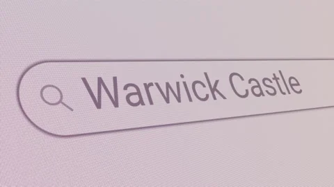 Search Bar Warwick Castle Stock Footage 220834694