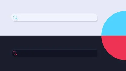 Search bars Stock Illustration