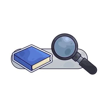 Search book illustration Stock Illustration