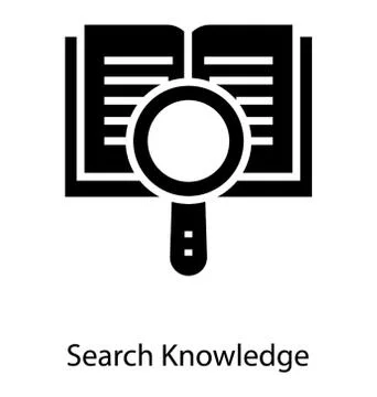 Search Book Vector Stock Illustration