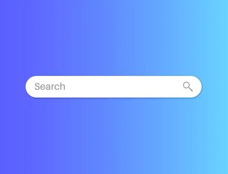 Search box control Stock Illustration