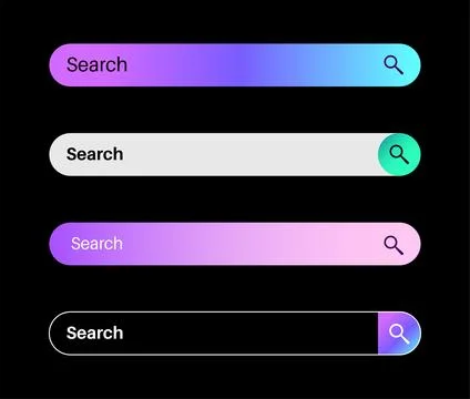 Search box control Stock Illustration