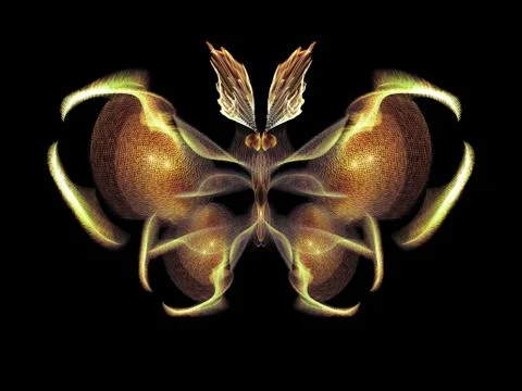 In Search of Butterfly Stock Illustration