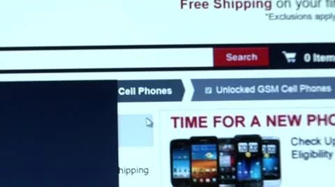 Search button, Find click. Internet Search Engine. Shopping. Stock Footage 10760023