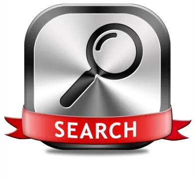 Search button Illustrazione stock