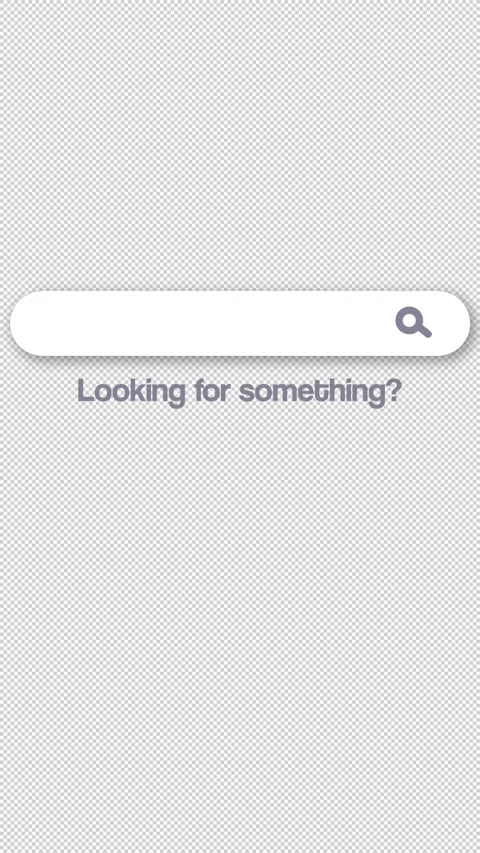 Search Button On Minimalist Style Vertical Alpha Stock Footage 314875838