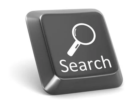 Search button Search button , This is a computer generated and 3d rendered... Stock Photos