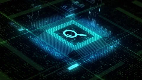 Search button. Searching Browsing interne data information networking concept Stock Footage 147176677