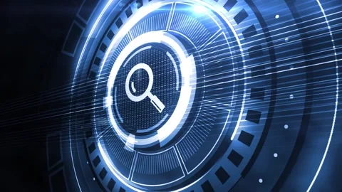 Search button. Searching Browsing internet data information networking concep Stock Footage 140106884