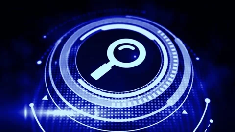 Search button. Searching Browsing internet data information networking concep Stock Footage 151561800