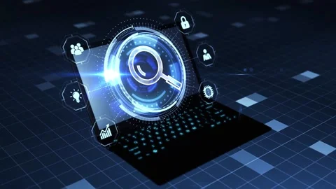 Search button. Searching Browsing internet data information networking concep Stock Footage 152578916