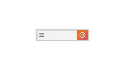 Search button on a white background, featuring a magnifying glass icon. Stock Footage 332535192