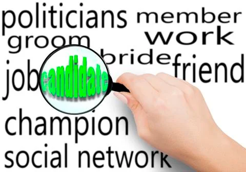 Search candidate Stock Illustration