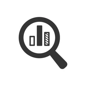Search Chart Icon Stock Illustration