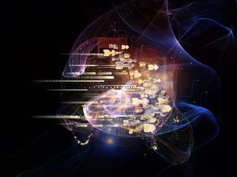 In Search of Cloud Technology Illustrazione stock