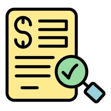 Search collateral icon vector flat Illustrazione stock