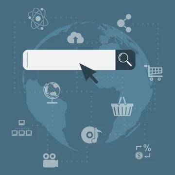 Search concept Stock Illustration