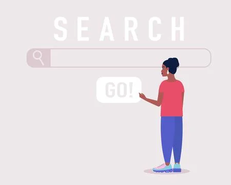 Search concept Stock Illustration