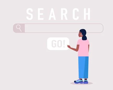 Search concept Stock Illustration