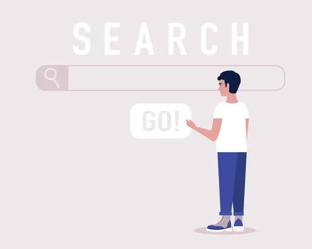 Search concept Stock Illustration