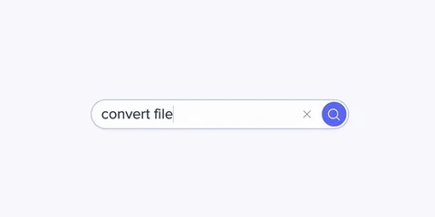 Search for convert file on internet browser Stock Footage 121722644