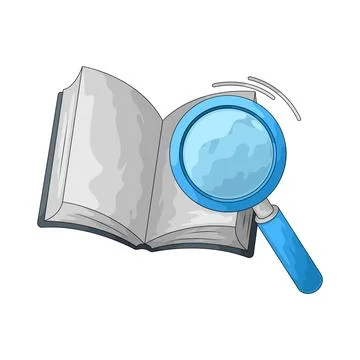 Search course illustration Stock Illustration