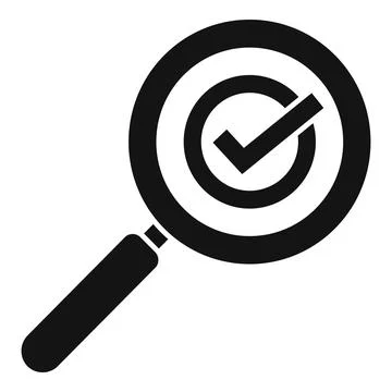 Search customer icon simple vector. Core value Illustrazione stock