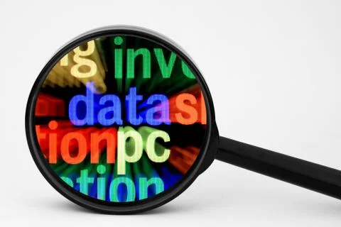 Search for data Stockillustratie