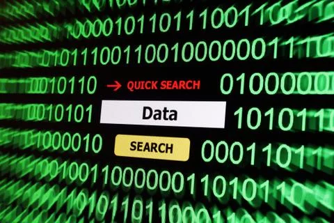 Search for data Stock Photos