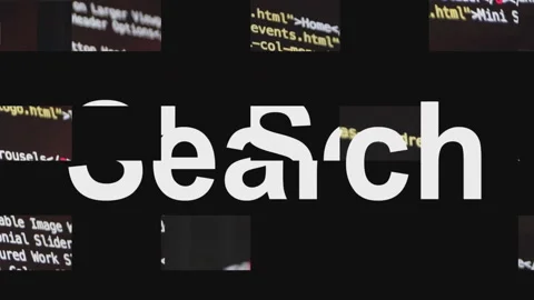 Search data on the screen glitch effect Stock Footage 201443590