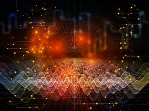 In Search of Data Transfers 스톡 일러스트