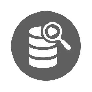 Search database icon. Stock-Illustration